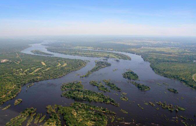 A River through the Lower Zambezi National Park