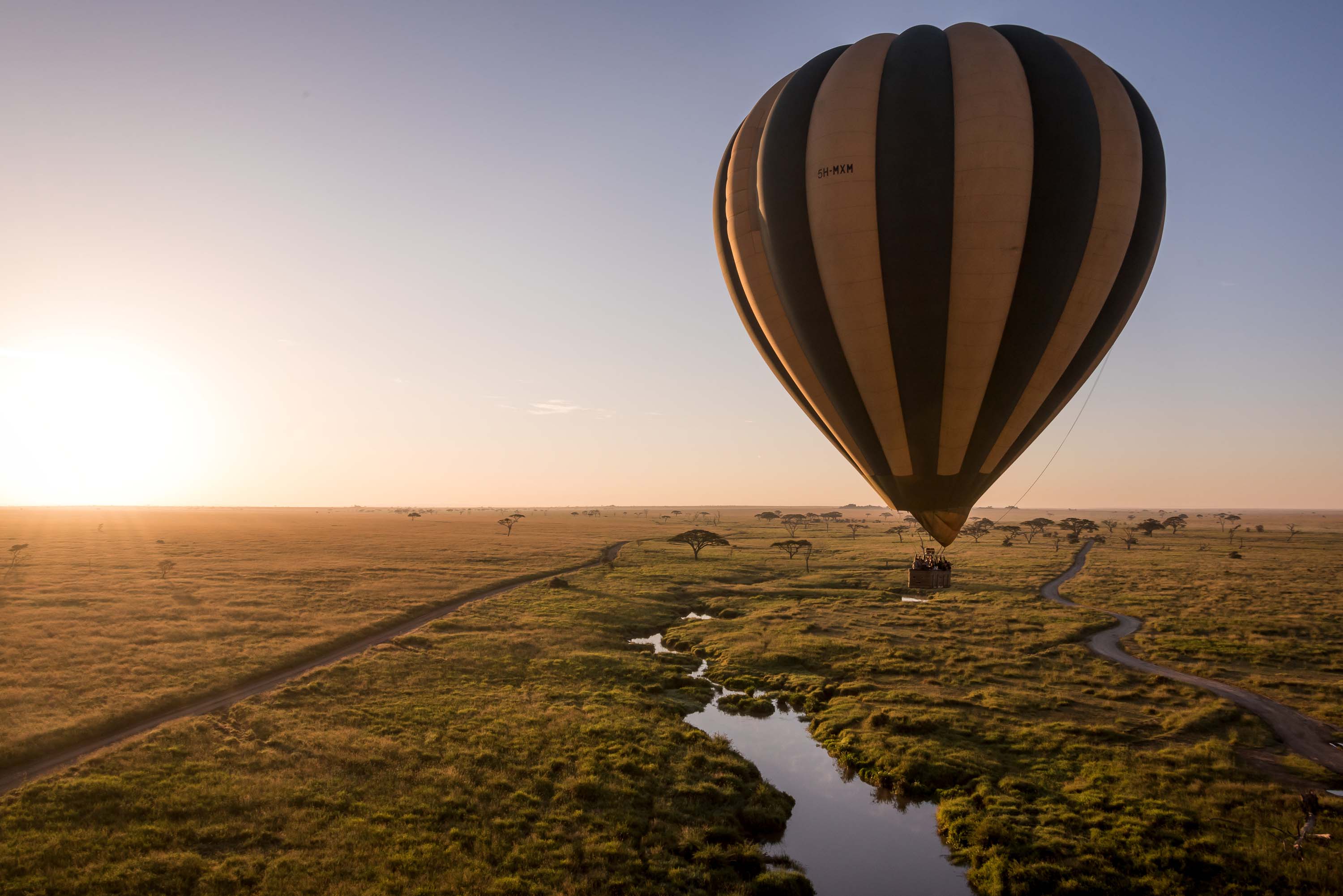 Ballon above the Serengeti